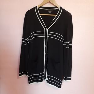 Boyfriend cardigan and blouse heavy material